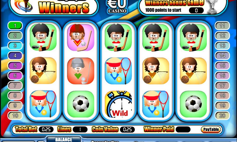 Olympic Winners Skillonnet Video Slots Slot Machine Games